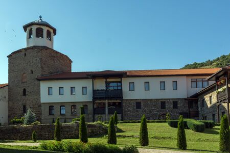 LESNOVO MONASTERY, NORTH MACEDONIA - JULY 21, 2018: Orthodox Lesnovo Monastery of St. Archangel Michael and St. Hermit Gabriel of Lesnovo, Republic of North Macedoniaのeditorial素材