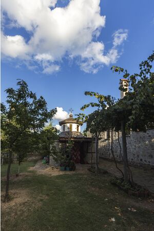 CHERNOMORETS, BULGARIA - AUGUST 11, 2018: Orthodox Saint Nicholas church in village of Chernomorets, Burgas region, Bulgariaのeditorial素材