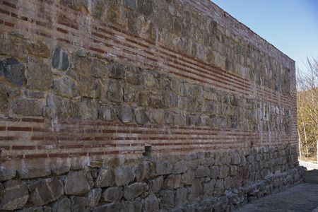 Ruins of Ancient Roman fortress The Trajan's Gate, Sofia Region, Bulgariaの写真素材