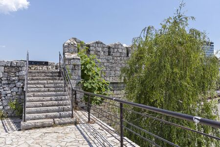 NIS, SERBIA - JUNE 15, 2019:  Inside view of Fortress and park in City of Nis, Serbiaのeditorial素材