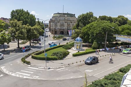NIS, SERBIA - JUNE 15, 2019:  Inside view of Fortress and park in City of Nis, Serbiaのeditorial素材