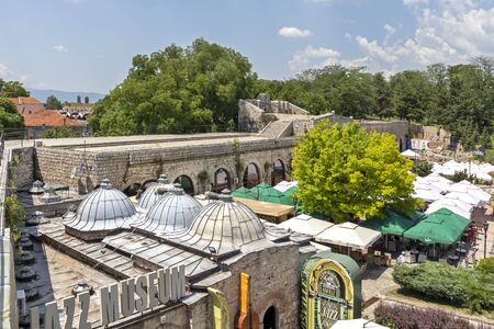 NIS, SERBIA - JUNE 15, 2019:  Inside view of Fortress and park in City of Nis, Serbiaのeditorial素材