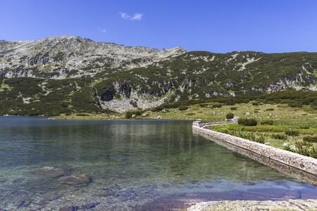 Amazing view of The Stinky Lake (Smradlivoto Lake), Rila mountain, Bulgariaの写真素材