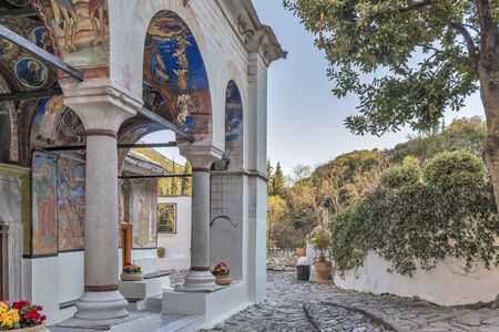 Ancient Orthodox Monastery of Timiou Prodromou St. John the Baptist near town of Serres, Central...
