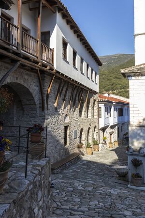 Ancient Orthodox Monastery of Timiou Prodromou St. John the Baptist near town of Serres, Central...
