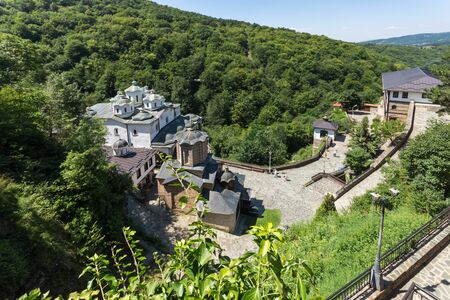 OSOGOVO MONASTRY, NORTH MACEDONIA - JULY 21, 2018: Medieval Monastery St. Joachim of Osogovo, Kriva...