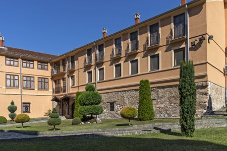 RAVANICA MONASTERY, SERBIA - AUGUST 11, 2019: Medieval Ravanica monastery of  Ascension of Jesus, Sumadija and Western Serbiaのeditorial素材