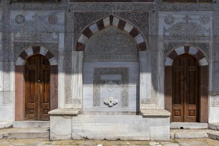 ISTANBUL, TURKEY - JULY 26, 2019: Sultan Ahmet III Fountainin city of Istanbul, Turkeyのeditorial素材