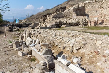 Archaeological site of Heraclea Sintica located near town of Petrich, Blagoevgrad Region, Bulgaria