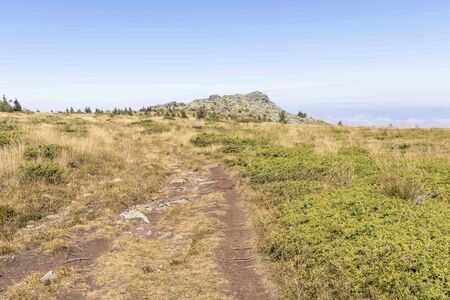 Autumn view of Vitosha Mountain, Sofia City Region, Bulgariaの写真素材