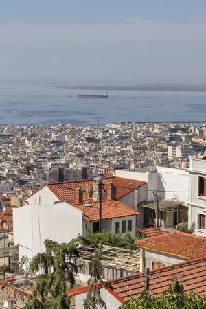 THESSALONIKI, GREECE - SEPTEMBER 22, 2019: Panoramic view city of Thessaloniki, Central Macedonia, Greeceのeditorial素材