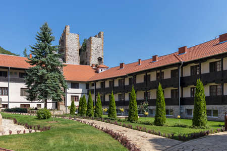 DESPOTOVAC, SERBIA - AUGUST 11, 2019: Medieval Manasija monastery, Sumadija and Western Serbia