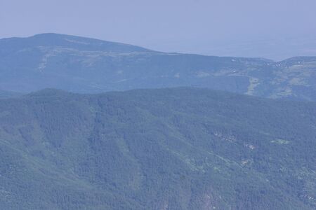 Amazing landscape from The Red Wall Peak at Rhodope Mountains, Plovdiv Region, Bulgaria
