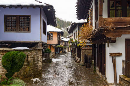 ETAR, GABROVO, BULGARIA- NOVEMBER 1, 2014: Architectural Ethnographic Complex Etar (Etara) near town of Gabrovo, Bulgariaのeditorial素材