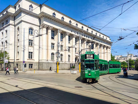 SOFIA, BULGARIA - MAY 5, 2020:  Building of Palace Of Justice (Sofia Court House) in city of Sofia, Bulgariaのeditorial素材