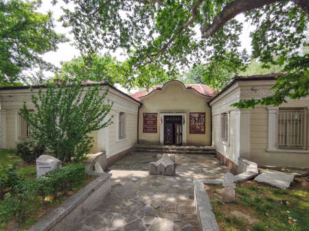 ASENOVGRAD, BULGARIA - AUGUST 5, 2019: Center of town of Asenovgrad,  Plovdiv Region, Bulgaria