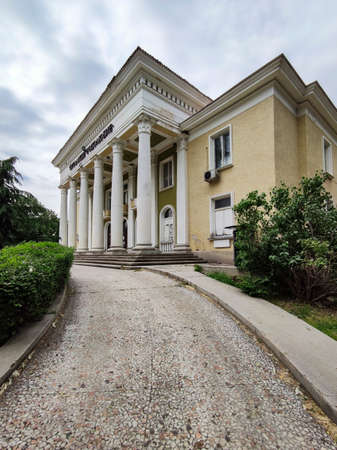 ASENOVGRAD, BULGARIA - AUGUST 5, 2019: Center of town of Asenovgrad,  Plovdiv Region, Bulgariaのeditorial素材