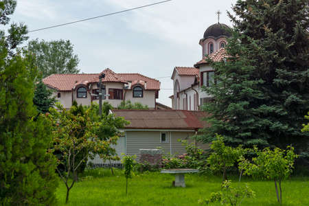 SOFIA, BULGARIA - MAY 24, 2014: Orthodox Saint Mina (Menas) Monastery, Sofia City Region, Bulgaria
