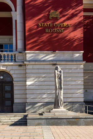 RUSE, BULGARIA -NOVEMBER 2, 2020: State Opera at the center of city of Ruse, Bulgariaのeditorial素材