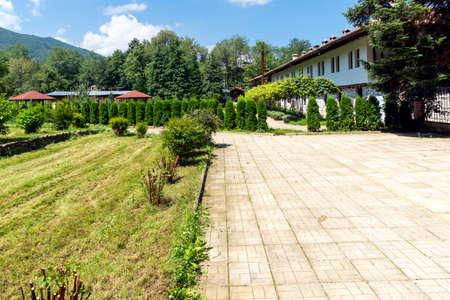 KLISURA MONASTERY, BULGARIA - AUGUST 10, 2014: Medieval Klisura Monastery dedicated to Saints Cyril and Methodius, Montana Region, Bulgariaのeditorial素材