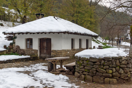 ETARA, GABROVO, BULGARIA- NOVEMBER 1, 2014: Architectural Ethnographic Complex Etar (Etara) near town of Gabrovo, Bulgariaのeditorial素材