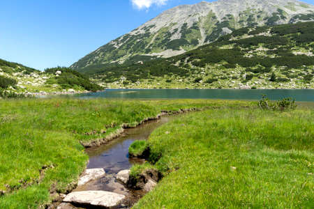 Amazing landscape of Fish Banderitsa lake at Pirin Mountain, Bulgaria
