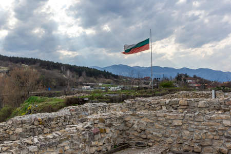 Ruins of Fortress Kaleto at town of Mezdra, Vratsa Region, Bulgariaの写真素材
