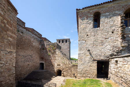 Medieval Baba Vida Fortress at the coast of Danube river in town of Vidin, Bulgariaの写真素材
