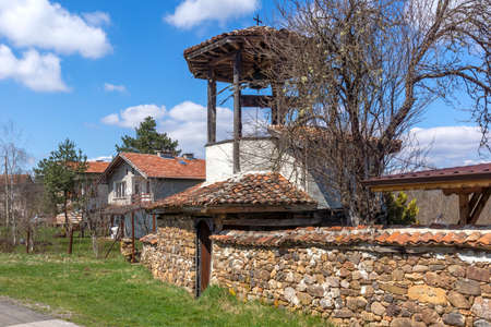Church of Saint Simeon Stylites at Egalnitsa village, Pernik Region, Bulgariaの写真素材