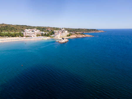 Aerial view of The Driver Beach (Alepu) near resort of Dyuni, Burgas Region, Bulgaria