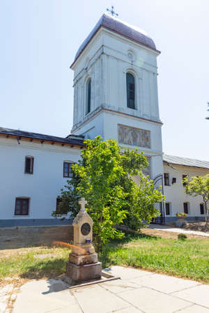 BUCHAREST, ROMANIA - AUGUST 16, 2021: Cernica Monastery near city of Bucharest, Romania