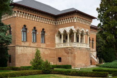 Amazing view of Mogosoaia Palace near city of Bucharest, Romaniaの写真素材