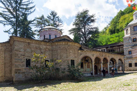 ORESHAK, BULGARIA - AUGUST 31, 2021: Medieval Troyan Monastery of Assumption, Lovech region,...