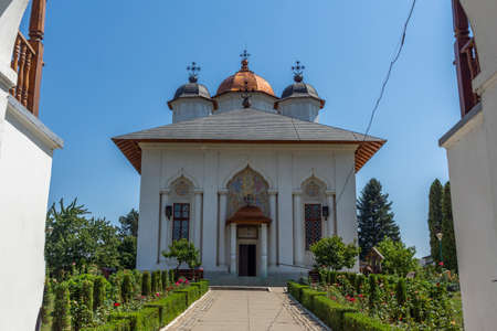 BUCHAREST, ROMANIA - AUGUST 16, 2021: Orthodox Cernica Monastery near city of Bucharest, Romaniaのeditorial素材