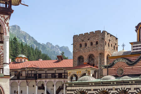 RILA MONASTERY, BULGARIA - JUNE 24, 2021: Orthodox Monastery of Saint Ivan (John) of Rila (Rila Monastery), Kyustendil Region, Bulgariaのeditorial素材