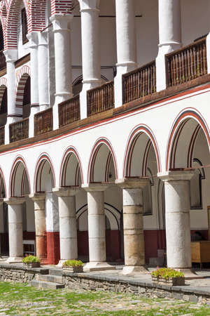 RILA MONASTERY, BULGARIA - JUNE 24, 2021: Orthodox Monastery of Saint Ivan (John) of Rila (Rila Monastery), Kyustendil Region, Bulgariaのeditorial素材