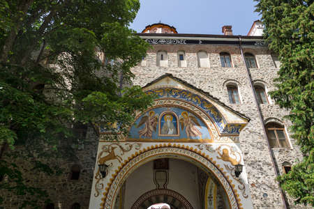 RILA MONASTERY, BULGARIA - JUNE 24, 2021: Orthodox Monastery of Saint Ivan (John) of Rila (Rila Monastery), Kyustendil Region, Bulgariaのeditorial素材