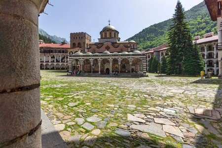 RILA MONASTERY, BULGARIA - JUNE 24, 2021: Orthodox Monastery of Saint Ivan (John) of Rila (Rila Monastery), Kyustendil Region, Bulgariaのeditorial素材