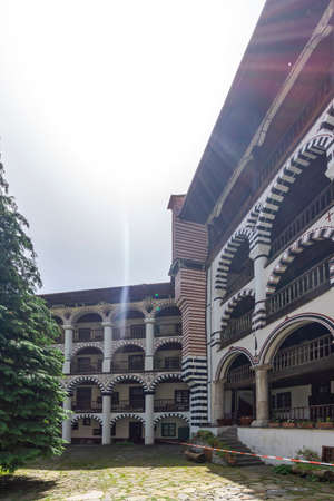 RILA MONASTERY, BULGARIA - JUNE 24, 2021: Orthodox Monastery of Saint Ivan (John) of Rila (Rila Monastery), Kyustendil Region, Bulgariaのeditorial素材