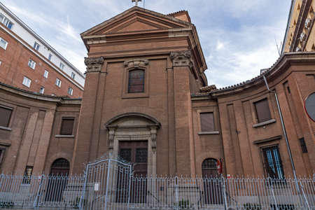MADRID, SPAIN - JANUARY 23, 2018:  Building of Parroquia San Marcos in City of Madrid, Spainのeditorial素材