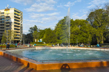 SOFIA, BULGARIA - APRIL 30, 2022: Amazing Spring view of South Park in city of Sofia, Bulgariaのeditorial素材