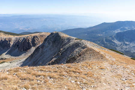 Amazing Landscape of Pirin Mountain near Polezhan Peak, Bulgariaの写真素材