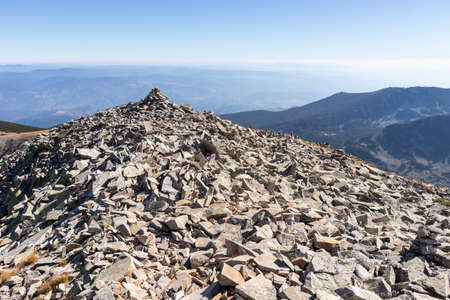 Amazing Landscape of Pirin Mountain near Polezhan Peak, Bulgariaの写真素材