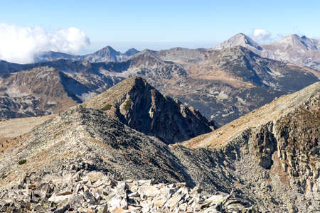 Amazing Landscape of Pirin Mountain near Polezhan Peak, Bulgariaの写真素材