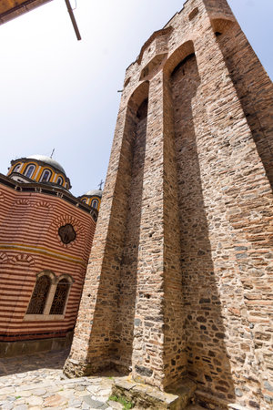RILA MONASTERY, BULGARIA - JUNE 24, 2021: Orthodox Monastery of Saint Ivan (John) of Rila (Rila...