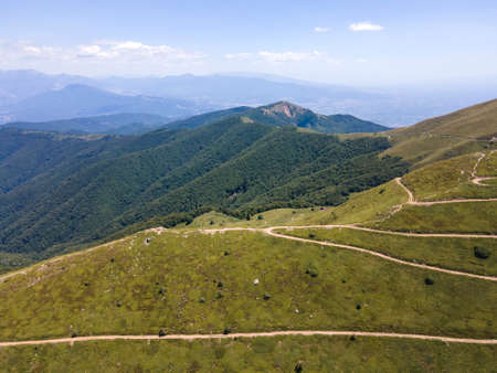 Amazing Aerial view of Belasitsa Mountain, Blagoevgrad Region, Bulgaria