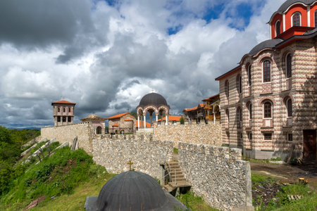 Medieval Tsarnogorski (Gigintsi) monastery St. Kozma and Damyan, Pernik Region, Bulgaria