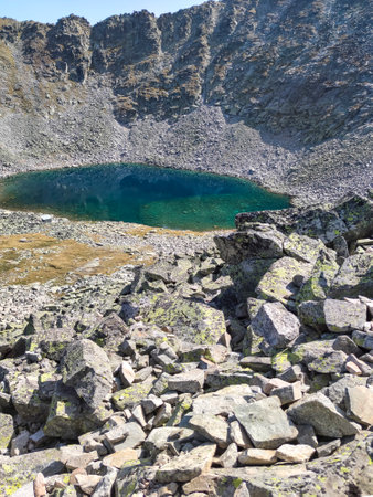 Amazing Landscape with Musalenski lakes, Rila mountain, Bulgaria