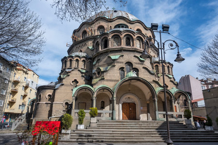 SOFIA, BULGARIA- MARCH 19, 2023: Orthodox Church of Saint Paraskeva in city of Sofia, Bulgariaのeditorial素材