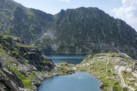 Amazing Summer Landscape of Rila Mountain near Kalin peak, Bulgaria
